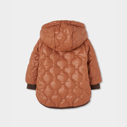 Boboli Boys Chestnut Reversible Coat