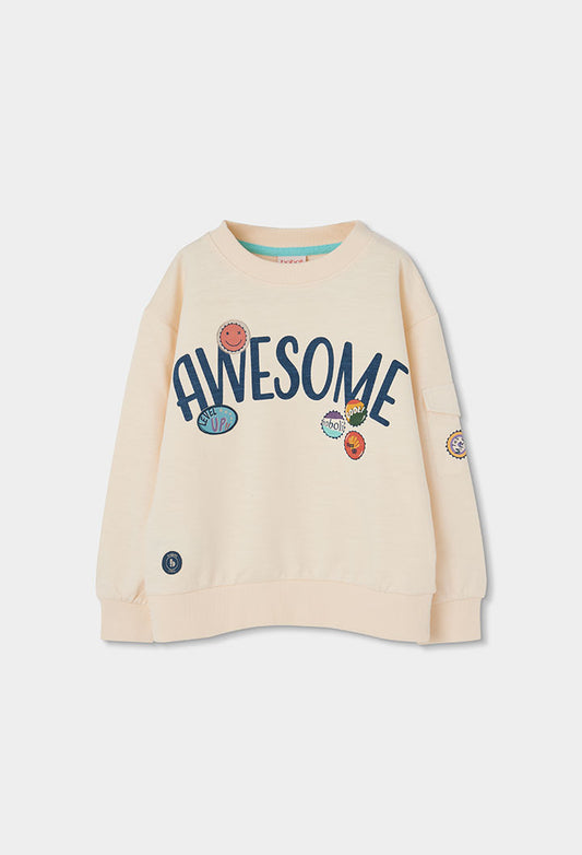 Boboli Boys Awesome Long Sleeved Sweatshirt