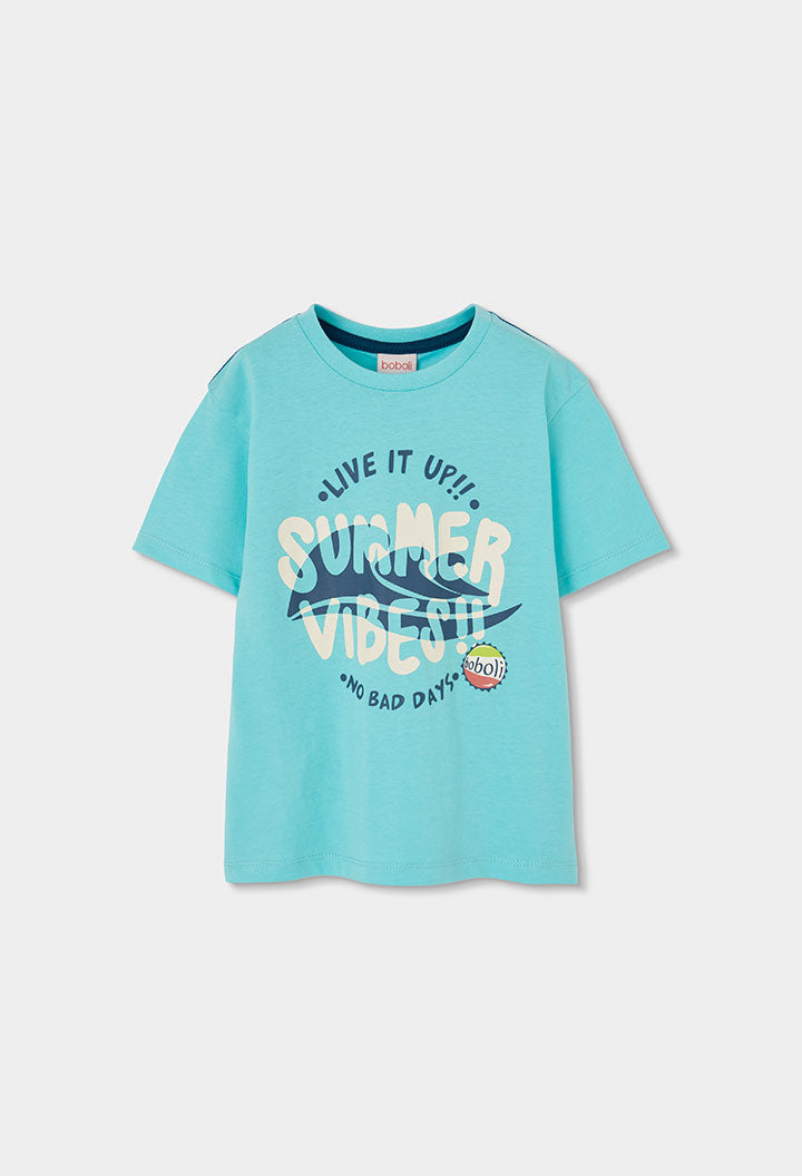 Boboli Boys Summer Vibes T-shirt and Short Set