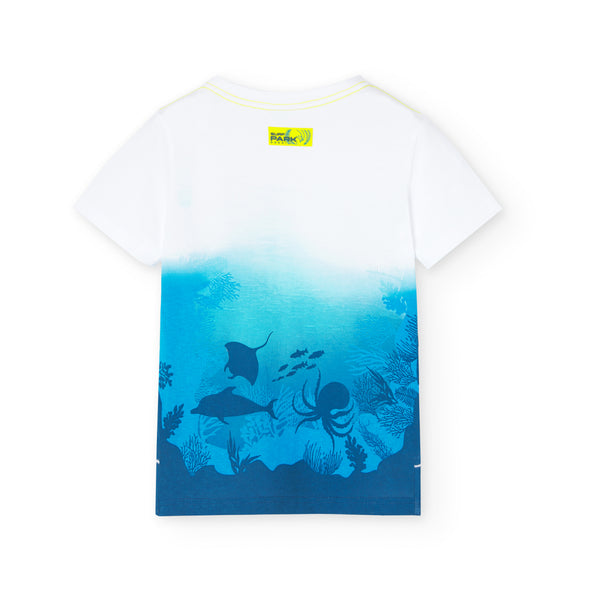 Boboli Boys Shark Print T-shirt