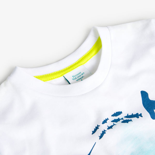 Boboli Boys Shark Print T-shirt