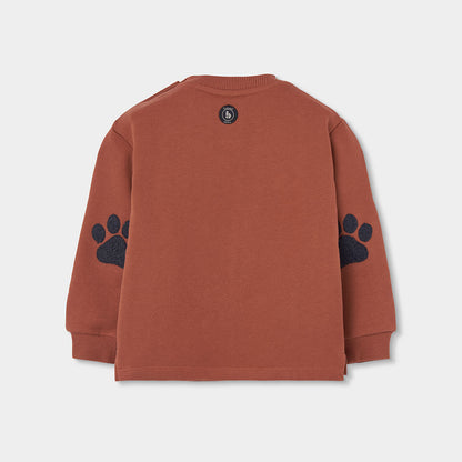 Boboli Boys Bear Fleece Sweatshirt
