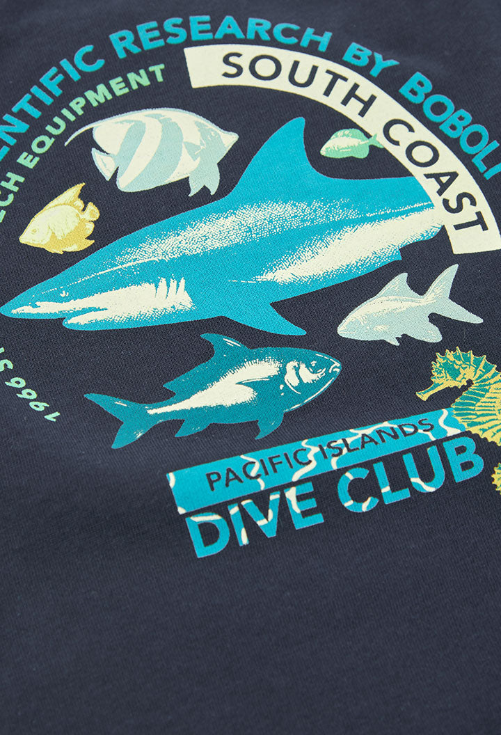 Boboli Boys Navy and Blue T-shirt and Short Set