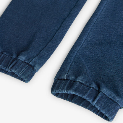 Boboli Boys Pull String Fleece Denim Trousers