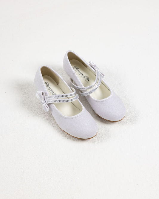 Sweeties by Sweetie Pie - Jewell Strap White Shoes