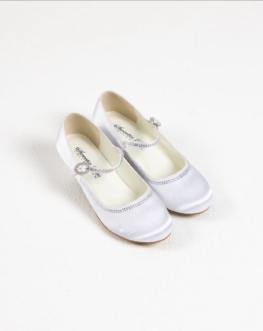 Sweeties by Sweetie Pie - Girls White Communion Shoes