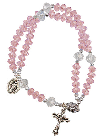 Rosary Bracelet Pink