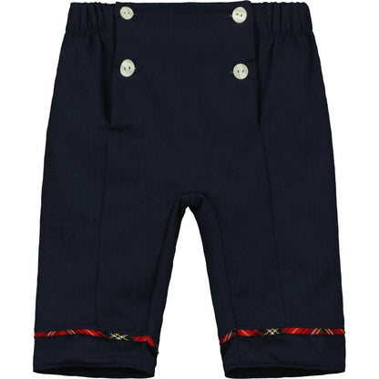 Emile et Rose Ellis Baby Boys Navy Two Piece Festive Outfit