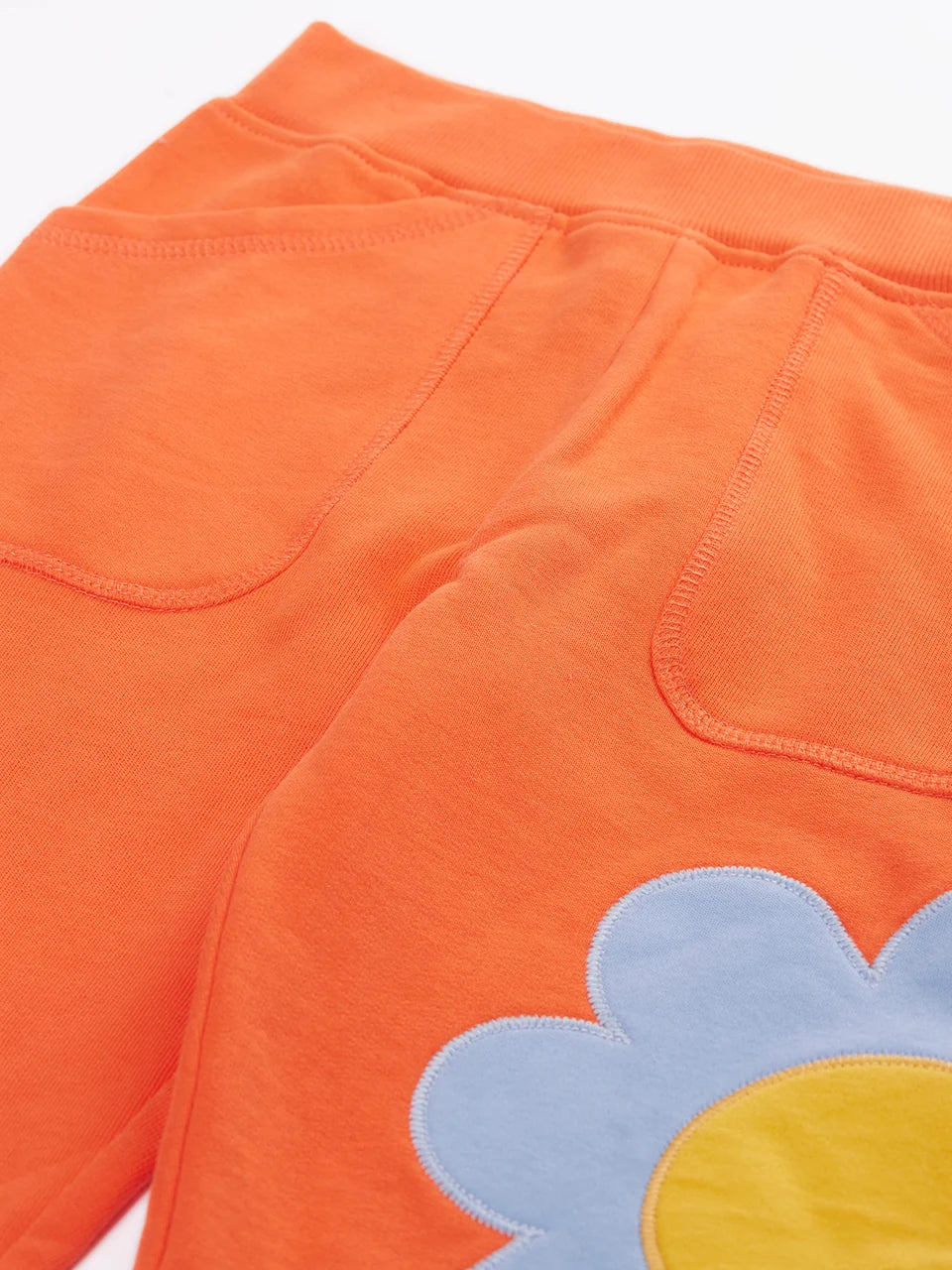 Frugi Girls Malpas Flower Applique Joggers