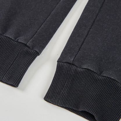 Boboli Boys Black Fleece Denim Trousers
