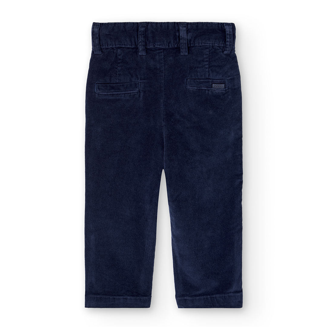 Boboli Boy Microcorduory Navy Trousers