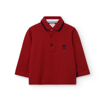 Boboli Boys Long Sleeve Polo Shirt