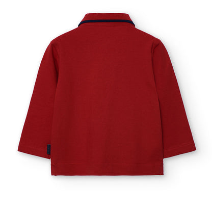 Boboli Boys Long Sleeve Polo Shirt