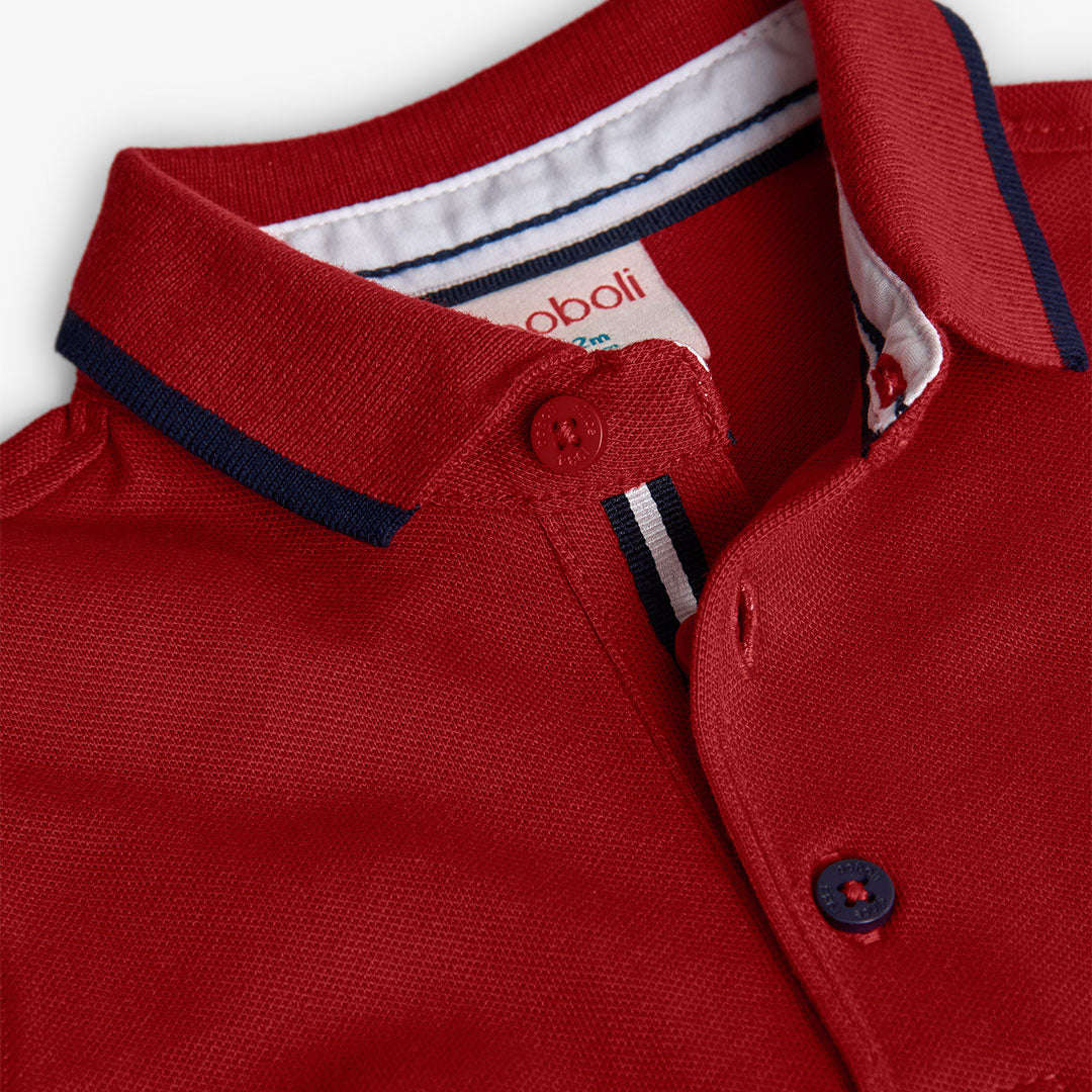 Boboli Boys Long Sleeve Polo Shirt
