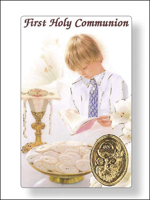 Prayer Card/Communion/Boy