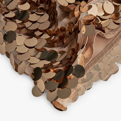 Boboli  Girls Gold Sequence Skirt