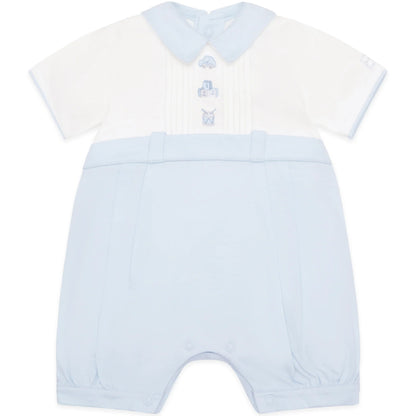 Emile et Rose Baby Boys Jarvis Toy Embroidery Romper