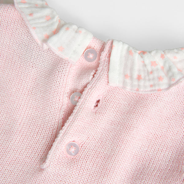Boboli knitted pink dress