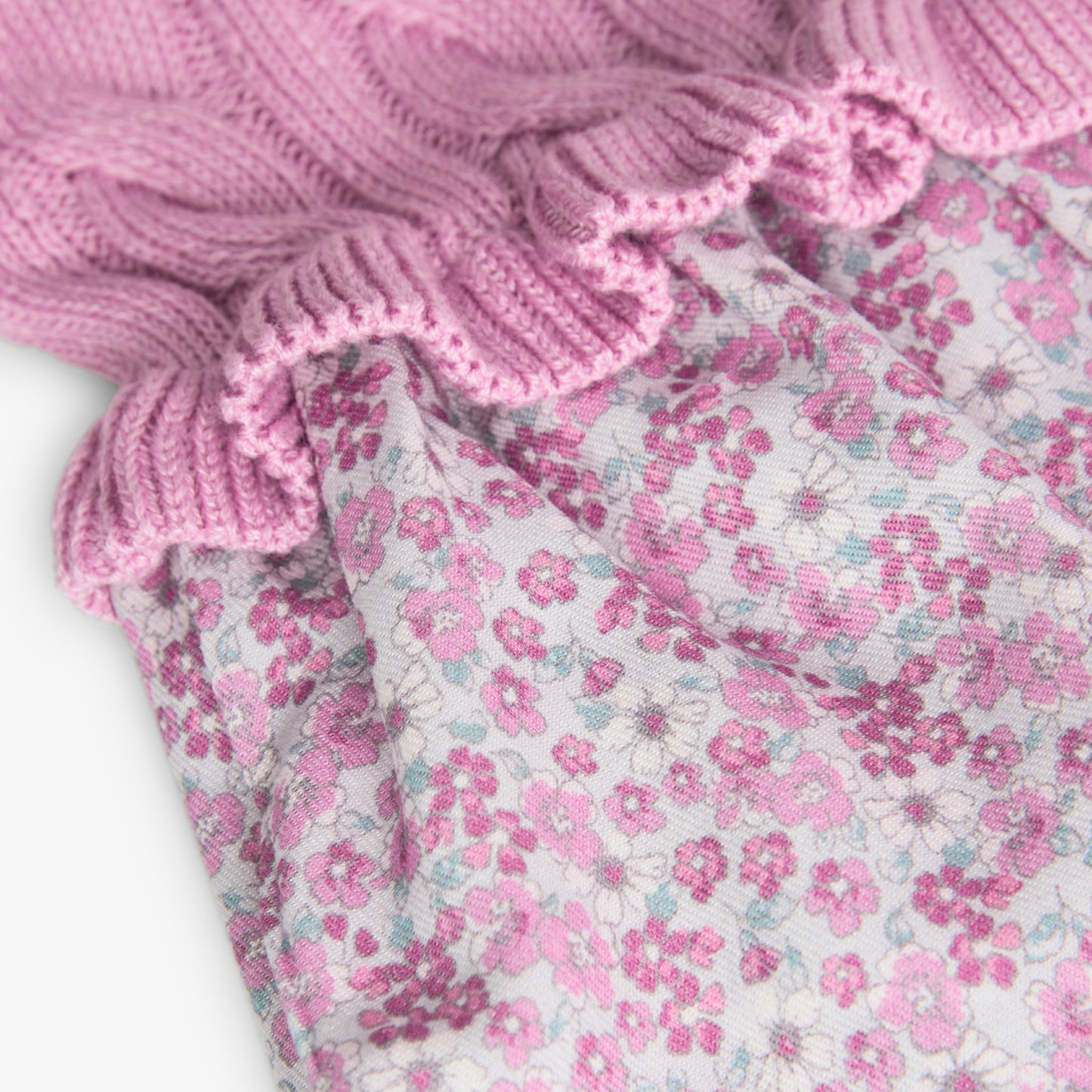 Boboli Baby Girls Pink Knitwear Detail Dress