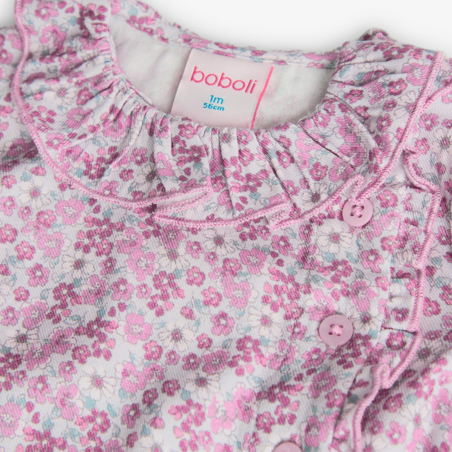 Boboli Baby Girls Pink Dungaree and Top Set