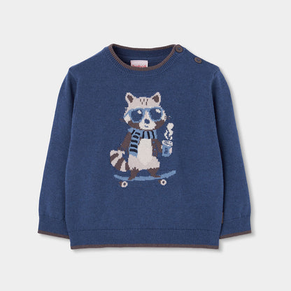 Boboli Boys Deep Blue Pullover Jumper