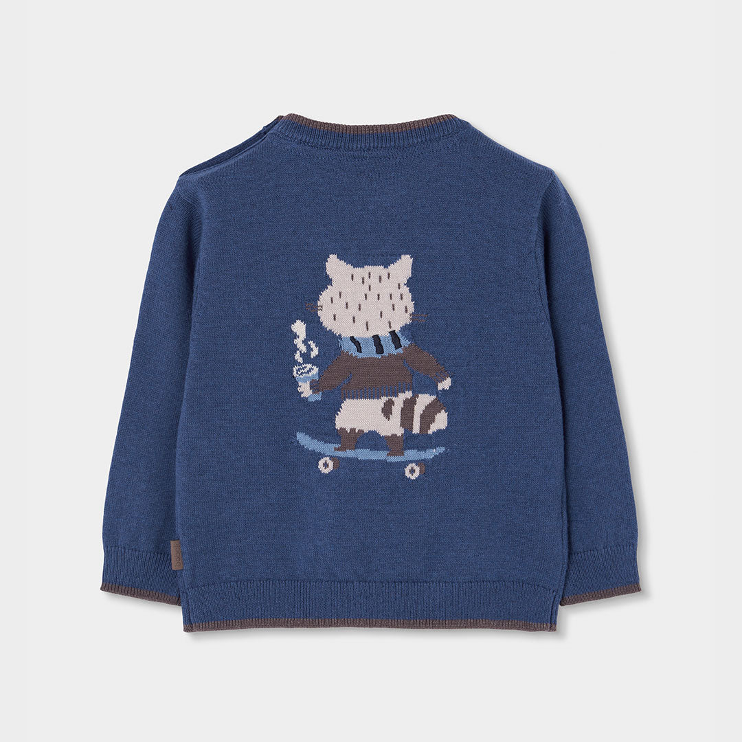 Boboli Boys Deep Blue Pullover Jumper