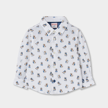 Boboli Boys Poplin Printed Shirt
