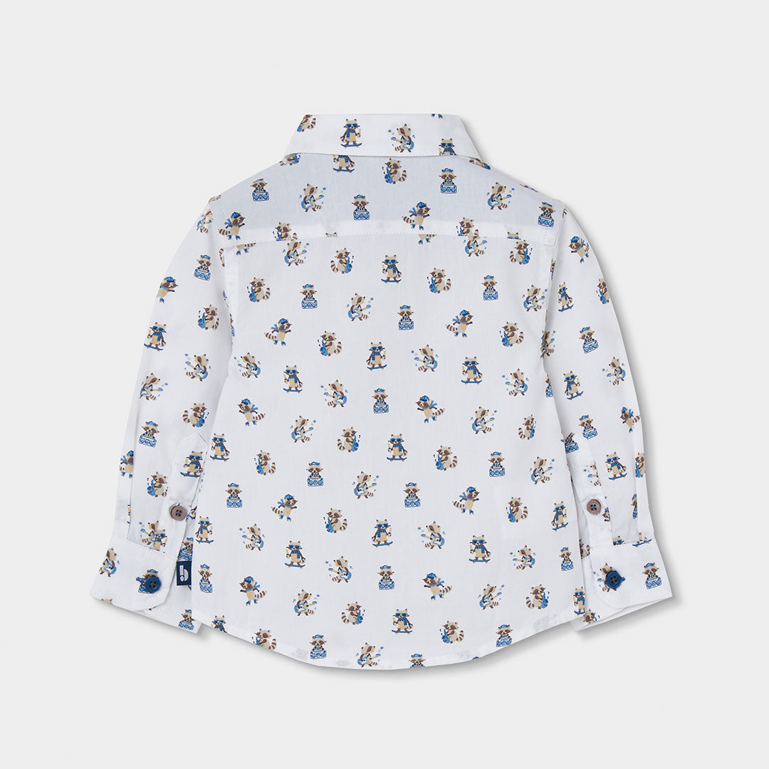 Boboli Boys Poplin Printed Shirt