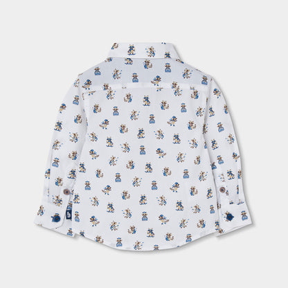 Boboli Boys Poplin Printed Shirt