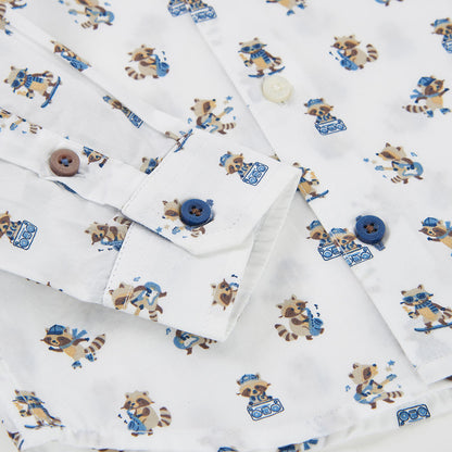 Boboli Boys Poplin Printed Shirt