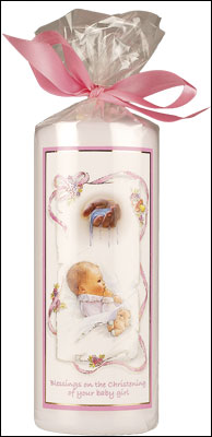 Christening Candle/Girl
