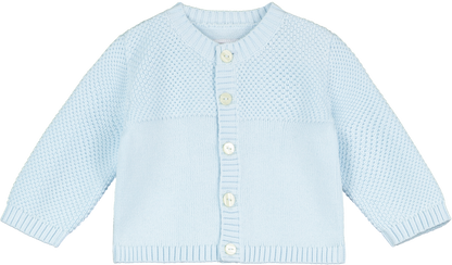 Emile et Rose Blue Baby Knit Cardigan