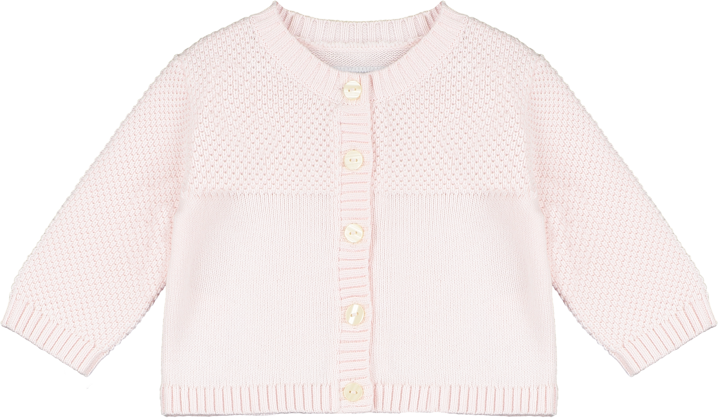 Emile et Rose Pink Baby Knit Cardigan
