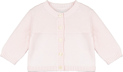Emile et Rose Pink Baby Knit Cardigan