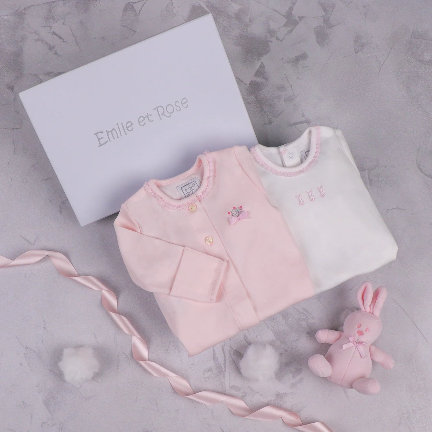 Emile et Rose Tessa Pink Baby Girls Gift Set