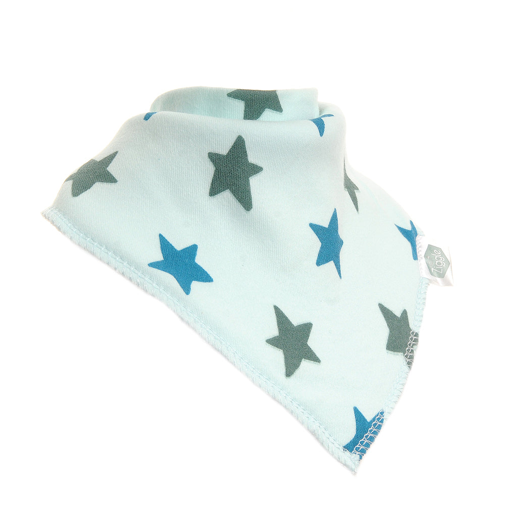 Ziggle Baby Boys Dino and Stars Bib Set