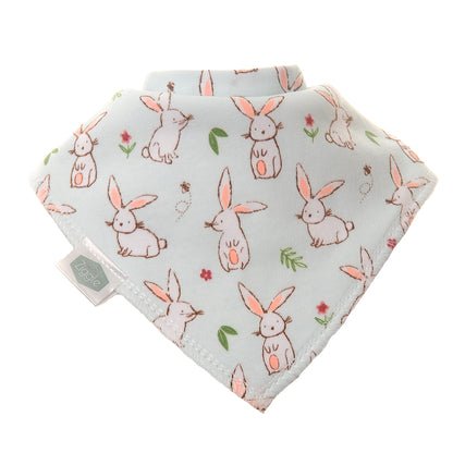 Ziggle Baby Girls Bunnies Bib Set