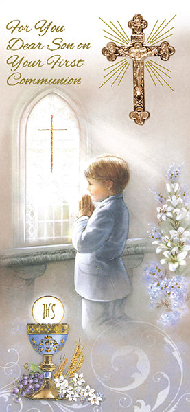 Son First Communion Card
