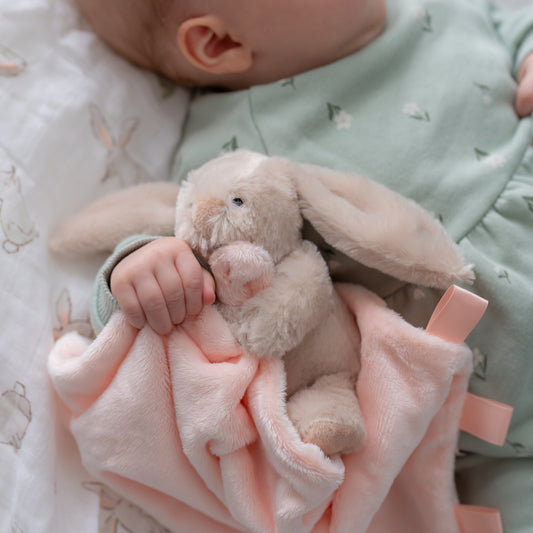 Ziggle Baby Girls Bunny Comforter Blanket