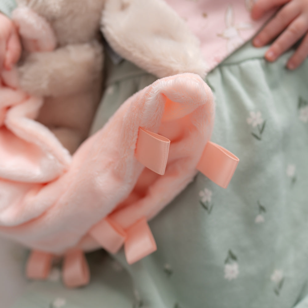 Ziggle Baby Girls Bunny Comforter Blanket
