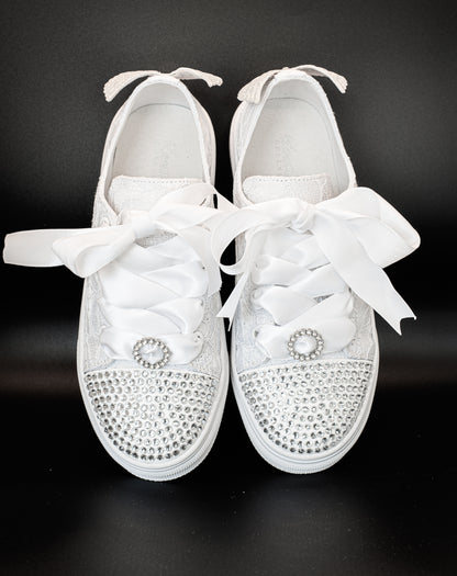 Sweeties by Sweetie Pie - Elsa White Holy Communion Trainers