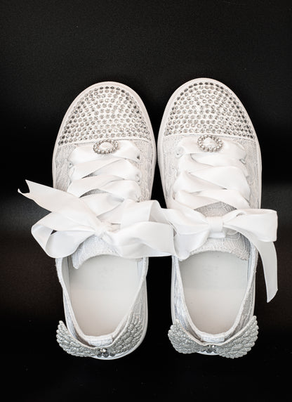 Sweeties by Sweetie Pie - Elsa White Holy Communion Trainers