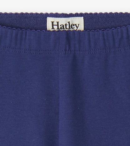 Hatley Girls Navy Full Length Leggings