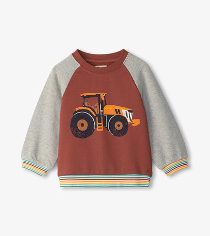 Hatley Baby Boys Tractor Pullover Sweatshirt