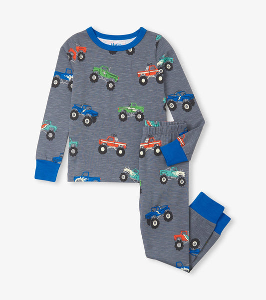 Hatley Boys Monster Truck Stretch Pyjama Set