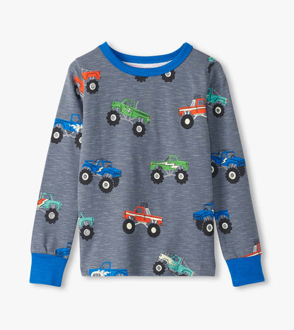 Hatley Boys Monster Truck Stretch Pyjama Set