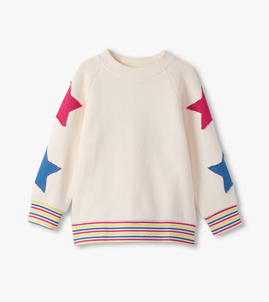 Hatley Girls Star Slouchy Pullover