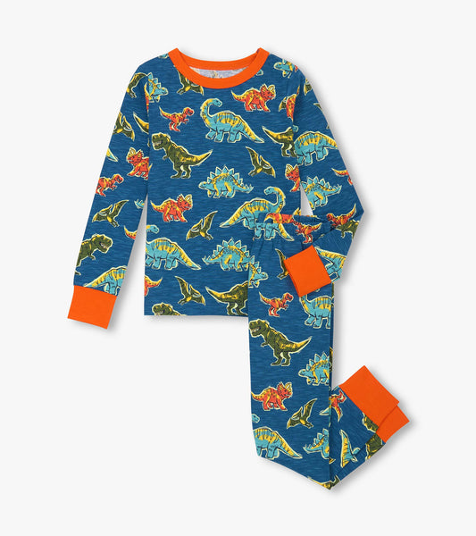 Hatley Boys Dino Roar Cotton Pyjama Set