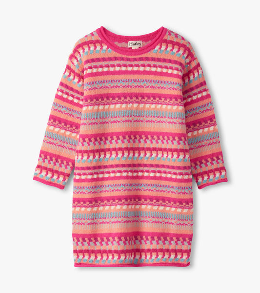 Hatley Girls Stripe Sweater Dress