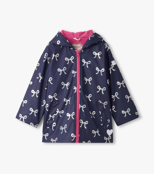 Hatley Girls Bow Rain Coat
